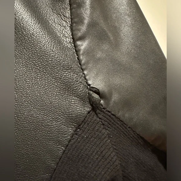 Mackage black leather jacket size XS - Picture 6 of 6